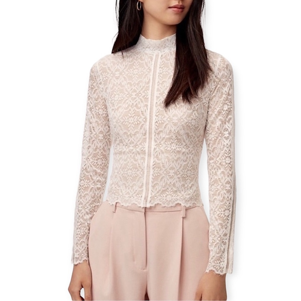 Aritzia Wilfred Adriane Lace Blouse NWT